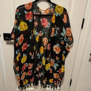 SWIM FLORAL cover up.